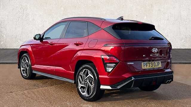 Hyundai KONA 1.6 h-GDi N Line S SUV 5dr Petrol Hybrid DCT Euro 6 (s/s) (141 ps) Red
