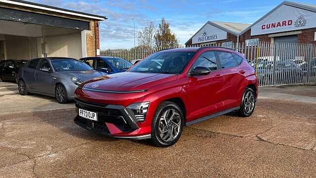 Hyundai KONA 1.6 h-GDi N Line S SUV 5dr Petrol Hybrid DCT Euro 6 (s/s) (141 ps) Red