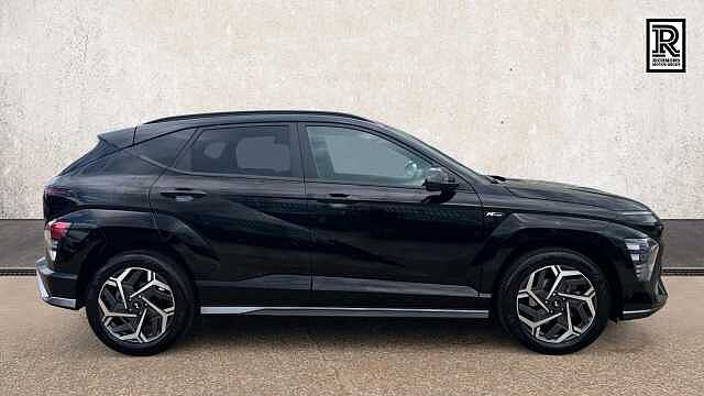 Hyundai KONA 1.6 T-GDi N Line S SUV 5dr Petrol Manual Euro 6 (s/s) (138 ps) Abyss Black