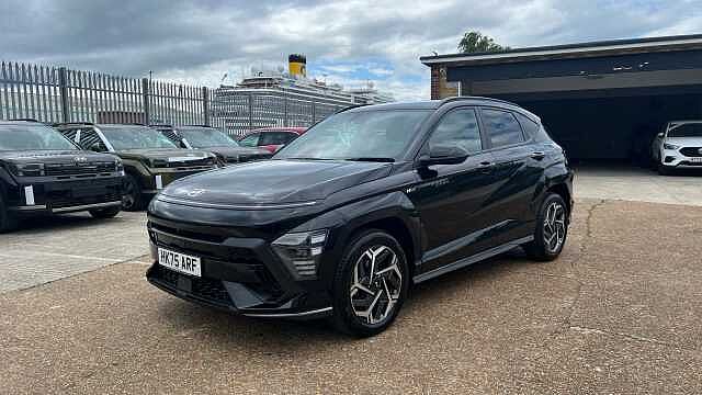 Hyundai KONA 1.6 T-GDi N Line S SUV 5dr Petrol Manual Euro 6 (s/s) (138 ps) Abyss Black
