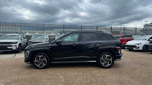 Hyundai KONA 1.6 T-GDi N Line S SUV 5dr Petrol Manual Euro 6 (s/s) (138 ps) Abyss Black