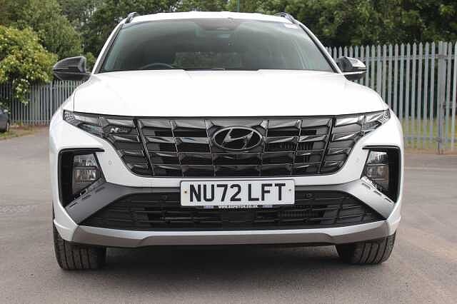 Hyundai TUCSON 1.6 TGDi Hybrid 230 N Line 5dr 2WD Auto White