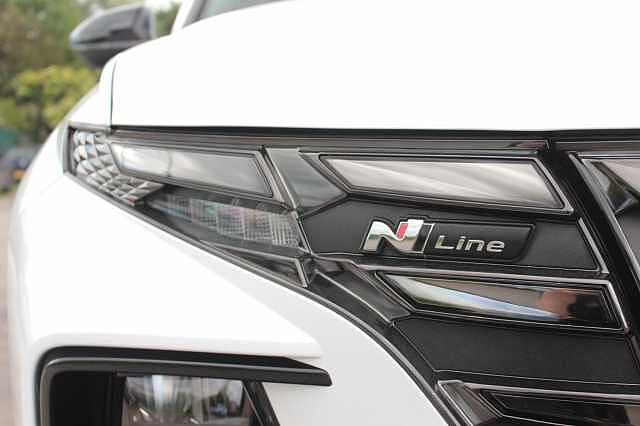 Hyundai TUCSON 1.6 TGDi Hybrid 230 N Line 5dr 2WD Auto White