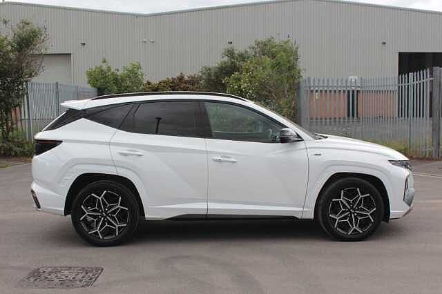 Hyundai TUCSON 1.6 TGDi Hybrid 230 N Line 5dr 2WD Auto White