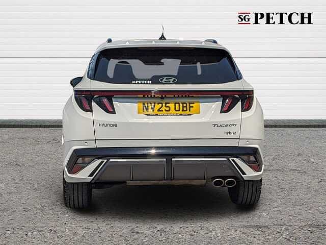 Hyundai TUCSON 1.6T Hybrid N Line 5dr Auto White