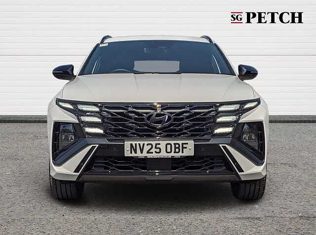 Hyundai TUCSON 1.6T Hybrid N Line 5dr Auto White