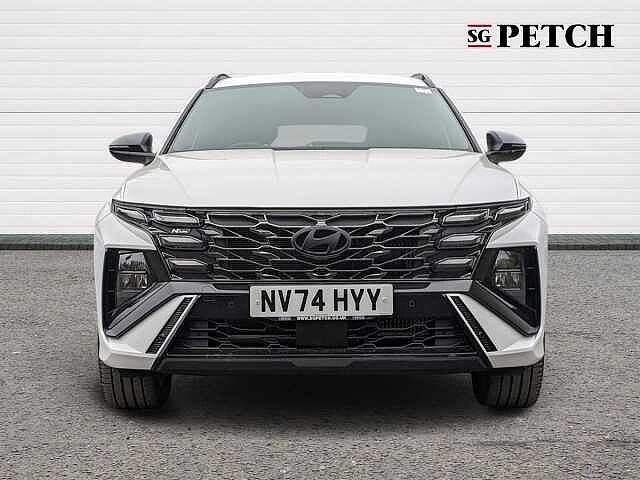 Hyundai TUCSON 1.6T Hybrid N Line 5dr Auto White
