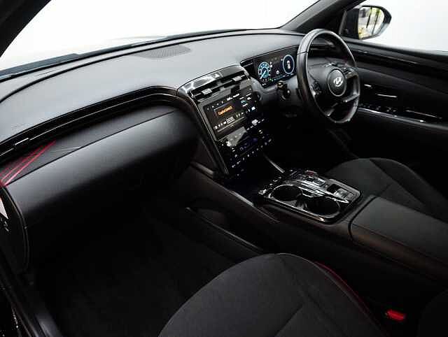 Hyundai TUCSON 1.6 h T-GDi N Line SUV 5dr Petrol Hybrid Auto Euro 6 (s/s) (230 ps) Phantom Black