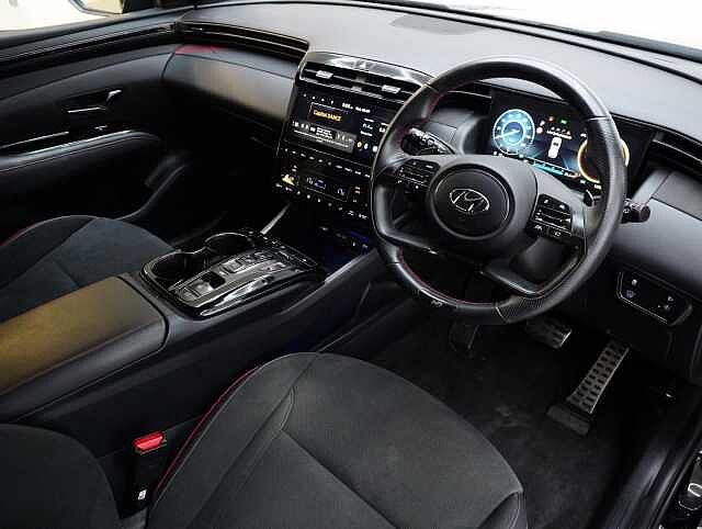 Hyundai TUCSON 1.6 h T-GDi N Line SUV 5dr Petrol Hybrid Auto Euro 6 (s/s) (230 ps) Phantom Black