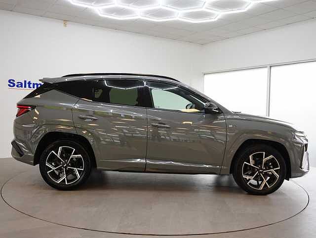 Hyundai TUCSON 1.6 T-GDi N Line SUV 5dr Petrol Hybrid Auto Euro 6 (s/s) (215 ps) Shadow Grey
