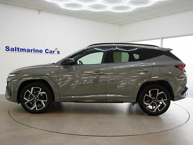 Hyundai TUCSON 1.6 T-GDi N Line SUV 5dr Petrol Hybrid Auto Euro 6 (s/s) (215 ps) Shadow Grey