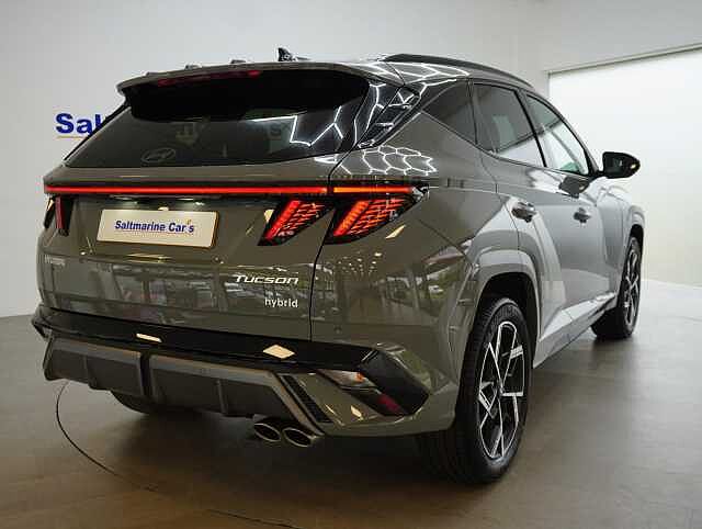 Hyundai TUCSON 1.6 T-GDi N Line SUV 5dr Petrol Hybrid Auto Euro 6 (s/s) (215 ps) Shadow Grey