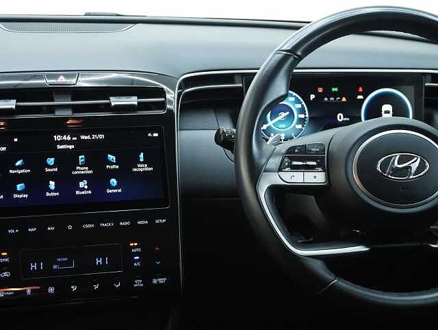 Hyundai TUCSON 1.6 h T-GDi SE Connect SUV 5dr Petrol Hybrid Auto Euro 6 (s/s) (230 ps) Teal