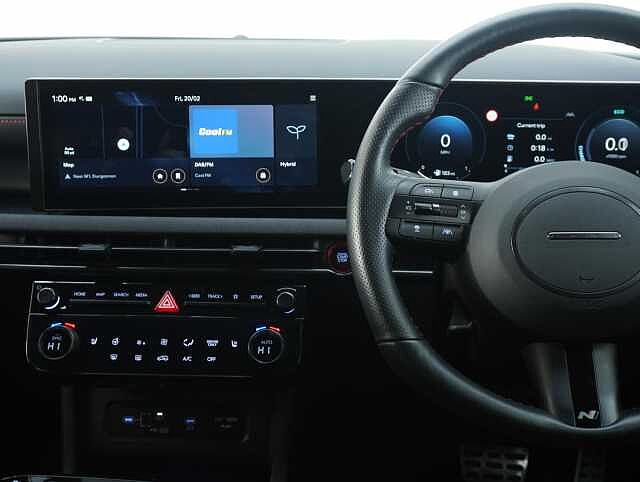 Hyundai TUCSON 1.6 T-GDi N Line SUV 5dr Petrol Hybrid Auto Euro 6 (s/s) (215 ps) Shimmering Silver