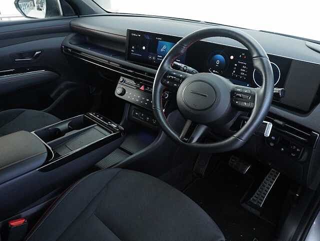 Hyundai TUCSON 1.6 T-GDi N Line SUV 5dr Petrol Hybrid Auto Euro 6 (s/s) (215 ps) Shimmering Silver