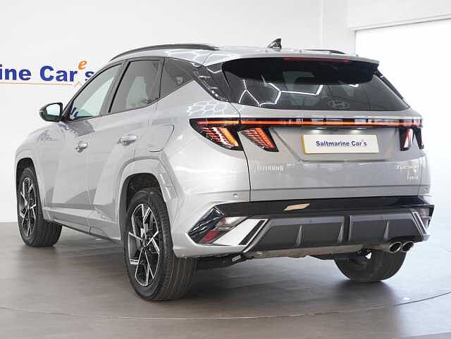Hyundai TUCSON 1.6 T-GDi N Line SUV 5dr Petrol Hybrid Auto Euro 6 (s/s) (215 ps) Shimmering Silver