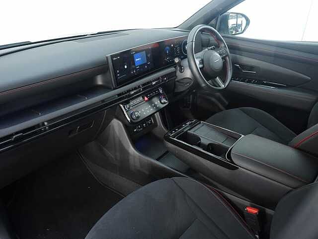 Hyundai TUCSON 1.6 T-GDi N Line SUV 5dr Petrol Hybrid Auto Euro 6 (s/s) (215 ps) Shimmering Silver