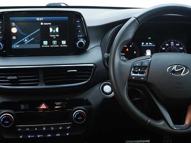 Hyundai TUCSON 1.6 CRDi MHEV N Line SUV 5dr Diesel Hybrid DCT Euro 6 (s/s) (136 ps) Shadow Grey