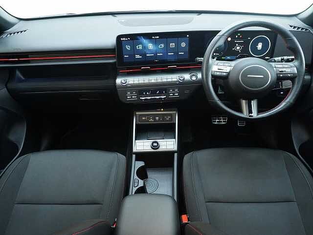 Hyundai KONA 1.6 h-GDi N Line SUV 5dr Petrol Hybrid DCT Euro 6 (s/s) (129 ps) Abyss Black