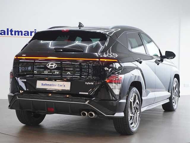 Hyundai KONA 1.6 h-GDi N Line SUV 5dr Petrol Hybrid DCT Euro 6 (s/s) (129 ps) Abyss Black