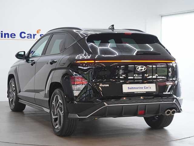 Hyundai KONA 1.6 h-GDi N Line SUV 5dr Petrol Hybrid DCT Euro 6 (s/s) (129 ps) Abyss Black