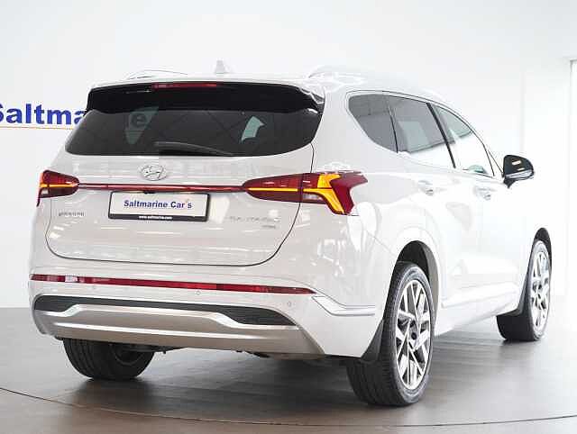 Hyundai SANTA FE 2.2 CRDi Ultimate SUV 5dr Diesel DCT 4WD Euro 6 (s/s) (193 ps) Glacier White