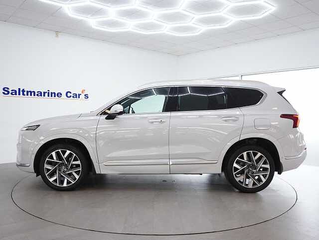 Hyundai SANTA FE 2.2 CRDi Ultimate SUV 5dr Diesel DCT 4WD Euro 6 (s/s) (193 ps) Glacier White