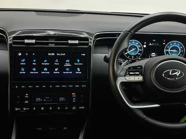 Hyundai TUCSON 1.6 h T-GDi SE Connect SUV 5dr Petrol Hybrid Auto Euro 6 (s/s) (230 ps) Dark Knight Grey