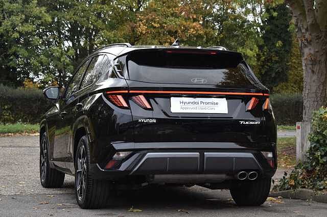 Hyundai TUCSON 1.6T 48V MHD N Line S 5dr DCT Black