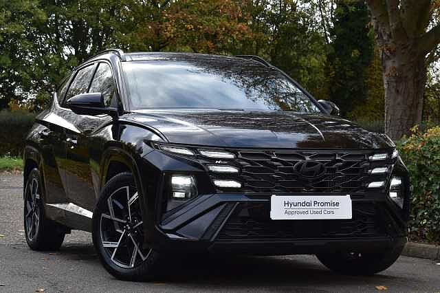 Hyundai TUCSON 1.6T 48V MHD N Line S 5dr DCT Black