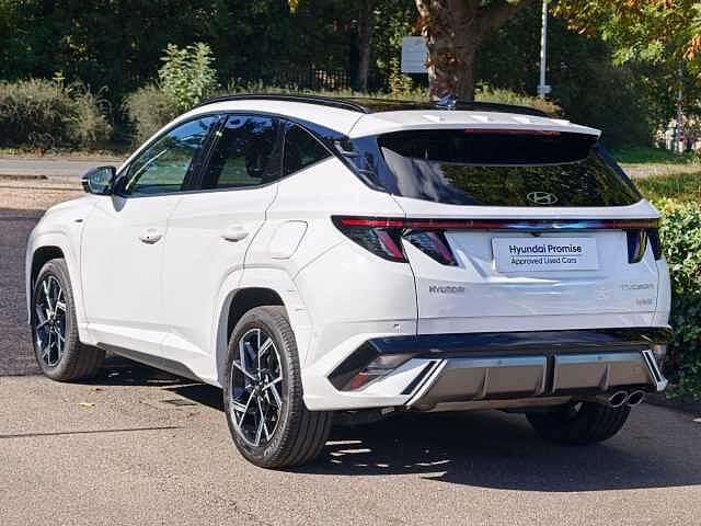 Hyundai TUCSON 1.6T Hybrid N Line S 5dr Auto White