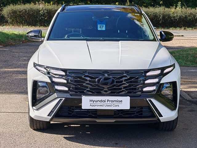 Hyundai TUCSON 1.6T Hybrid N Line S 5dr Auto White