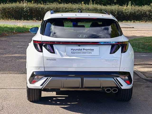 Hyundai TUCSON 1.6T Hybrid N Line S 5dr Auto White