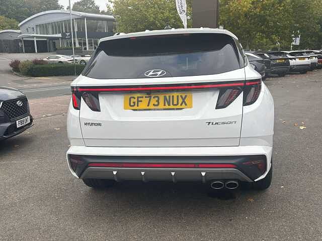 Hyundai TUCSON 1.6 TGDi N Line 5dr 2WD White