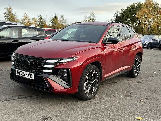 Hyundai TUCSON 1.6T Hybrid N Line 5dr Auto Red