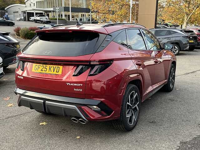 Hyundai TUCSON 1.6T Hybrid N Line 5dr Auto Red