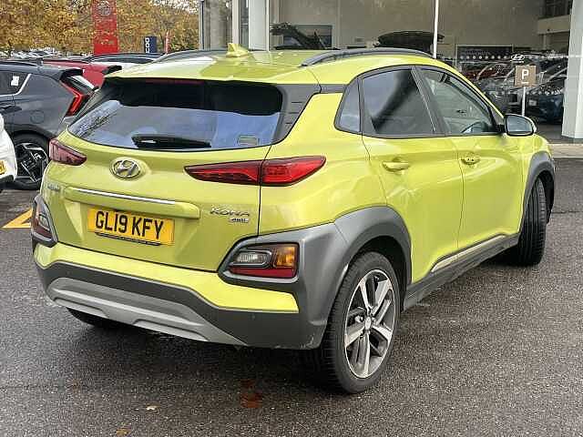 Hyundai KONA 1.6T GDi Blue Drive Premium GT 5dr 4WD DCT Yellow