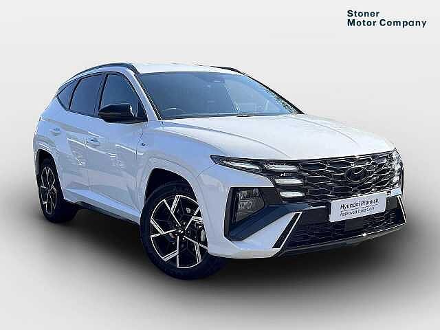 Hyundai TUCSON 1.6T 239 Hybrid N Line 5dr Auto White