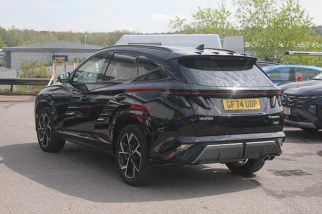 Hyundai TUCSON ESTATE 1.6T Plug-in Hybrid N Line 5dr 4WD Auto Black