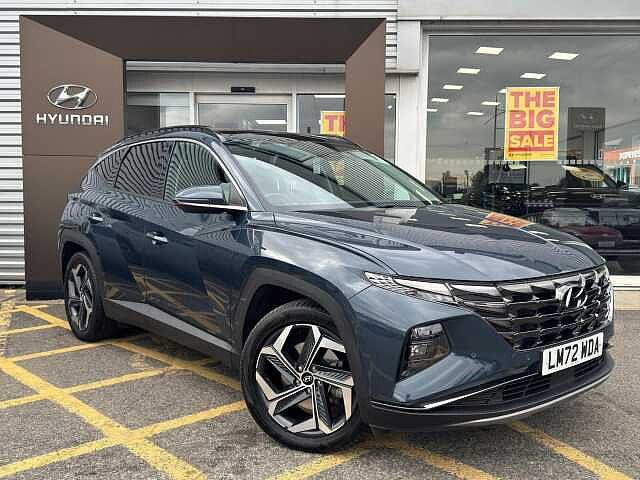 Hyundai TUCSON 1.6 h T-GDi 13.8kWh Ultimate Auto 4WD Euro 6 (s/s) 5dr Blue