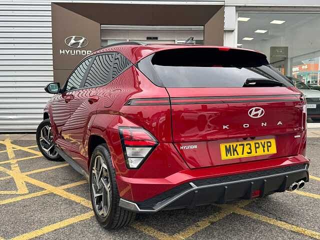 Hyundai KONA 1.6 h-GDi N Line DCT Euro 6 (s/s) 5dr Red
