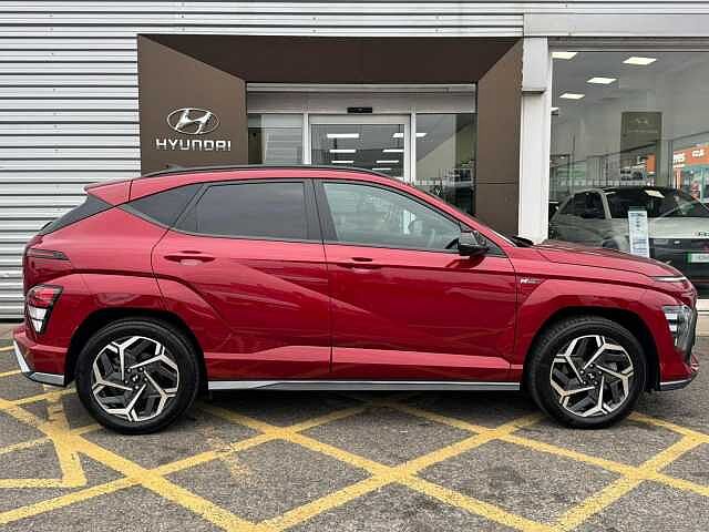 Hyundai KONA 1.6 h-GDi N Line DCT Euro 6 (s/s) 5dr Red