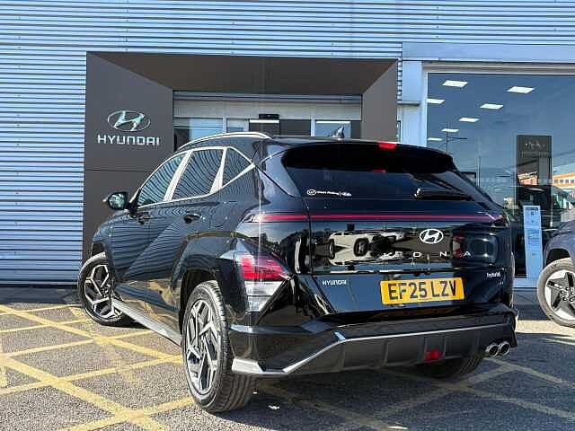 Hyundai KONA 1.6 h-GDi N Line DCT Euro 6 (s/s) 5dr Black