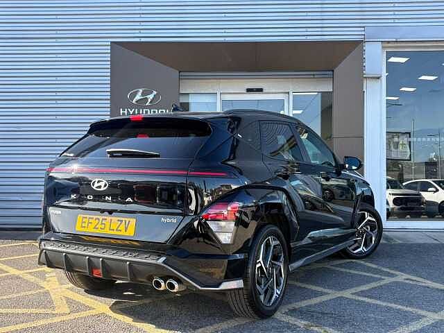 Hyundai KONA 1.6 h-GDi N Line DCT Euro 6 (s/s) 5dr Black