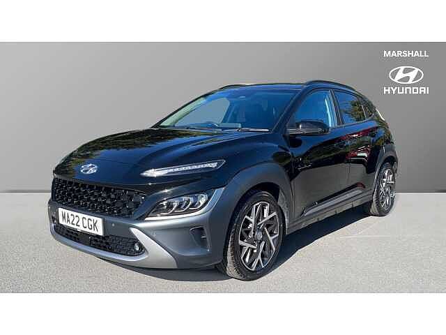 Hyundai KONA 1.6 GDi Hybrid Ultimate 5dr DCT BLACK