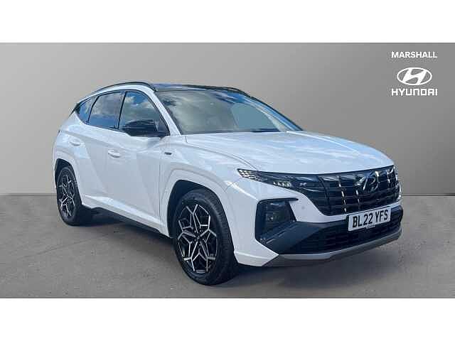 Hyundai TUCSON 1.6 TGDi Hybrid 230 N Line S 5dr 2WD Auto Atlas White