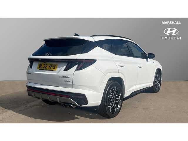 Hyundai TUCSON 1.6 TGDi Hybrid 230 N Line S 5dr 2WD Auto Atlas White