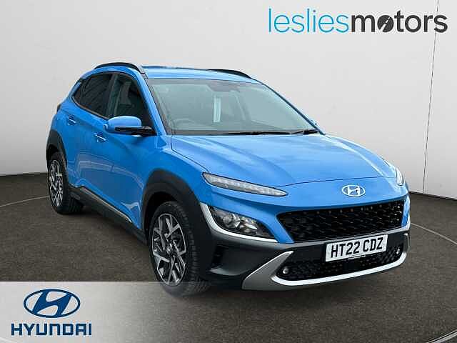 Hyundai KONA 1.6 GDi Hybrid Premium 5dr DCT lagoon blue