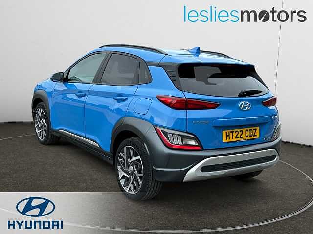 Hyundai KONA 1.6 GDi Hybrid Premium 5dr DCT lagoon blue