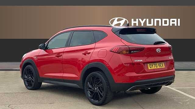 Hyundai TUCSON 1.6 TGDi 177 N Line 5dr 2WD DCT Petrol Estate Red